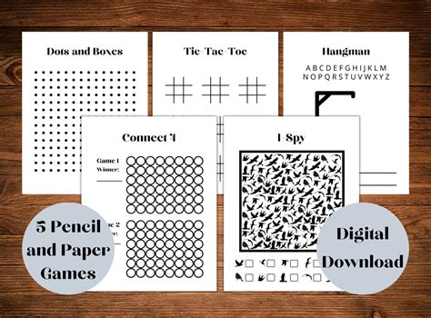 Pencil and Paper Games .